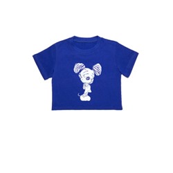 Футболка "Микки" василек