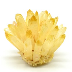 Кристаллическое образование желтого кварца 98*87*80мм, 376г.