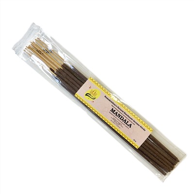 MANDALA Ramakrishna's Natural Handmade Incense Sticks (МАНДАЛА натуральные благовония ручной работы, Рамакришна), 20 г.