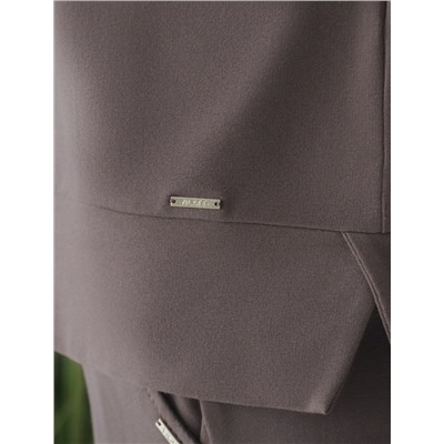 Джемпер с воротом на молнии из футера двухнитки с эластаном