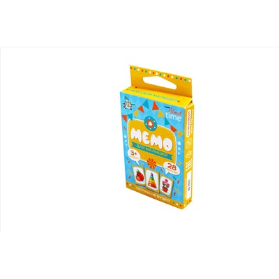 Настольная игра "МЕМО" для малышей. Серия АКТИВ time
