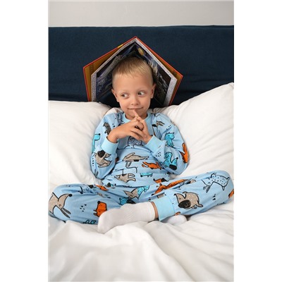 Хлопковая пижама для мальчика Happyfox