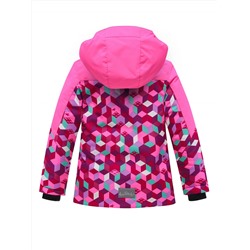 Горнолыжный костюм зимний для девочки розового цвета 9426R