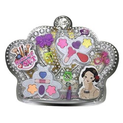 Косметика  Набор  (тени 8цв + помада + 2 аппликатора + 2 кольца + 2 заколки) 28*23см / блистер 234F