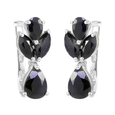 Серьги из серебра сапфир, Свод