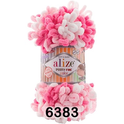 Пряжа Alize Puffy Fine Color