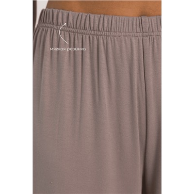 Брюки-палаццо для дома Шелк вискозы (латте) Б14499-52М