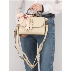 Сумка женская искусственная кожа YDR-3047,  1отд+карм/перег,  2плеч/рем,  бежевый SALE 244306