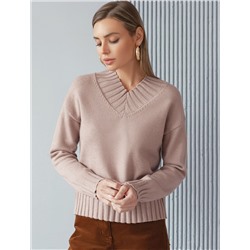 Джемпер из пряжи с кашемиром