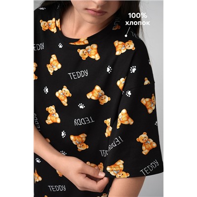 Туника оверсайз для девочки Happyfox