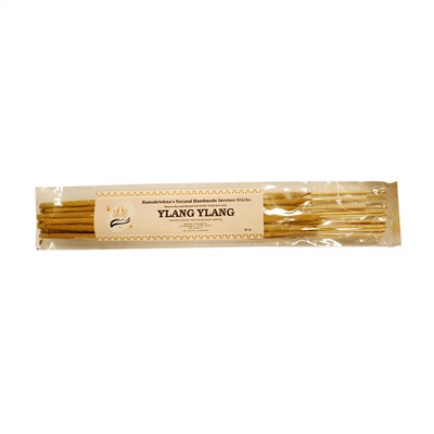 YLANG YLANG Ramakrishna's Natural Handmade Incense Sticks (ИЛАНГ-ИЛАНГ натуральные благовония ручной работы, Рамакришна), 20 г.