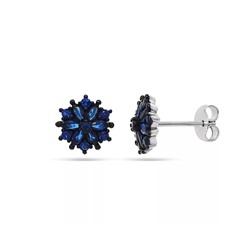 Серьги из серебра куб.циркон., МЦВА389с