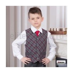 Жилет "Гимназист бордо"