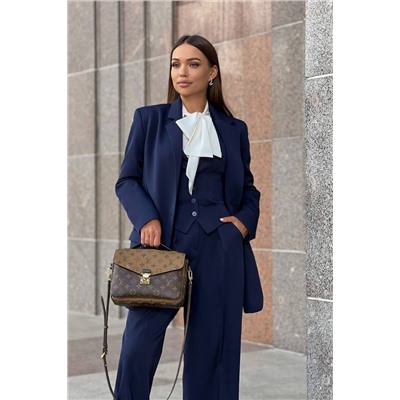 Continental Fashion 0210-06 синий, Брюки,  Жакет,  Жилет