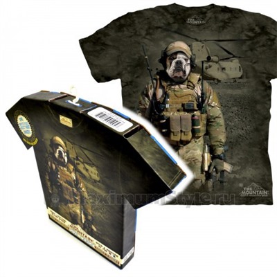 Футболка в подарочной коробке The Mountain "Jtac Wardog"