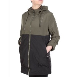 FY-197 SWAMP/BLACK Ветровка женская АЛИСА (65% хлопок, 35% полиэстер) размер 54