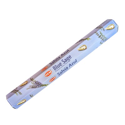 Hem Incense Sticks BLUE SAGE (Благовония ГОЛУБОЙ ШАЛФЕЙ, Хем), уп. 20 палочек.
