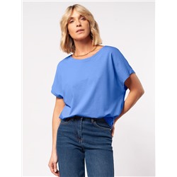 Футболка с цельнокроеным рукавом из премиального хлопка