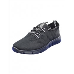 Кроссовки мужские Light Company модель 2002 (кор. 8 пар: 41-1,42-1,43-2,44-2,45-1, 46-1) Тёмно-серый