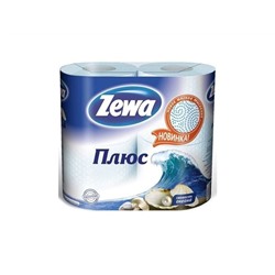 Туалетная бумага  ZEWA 2 слоя  4шт. океан
