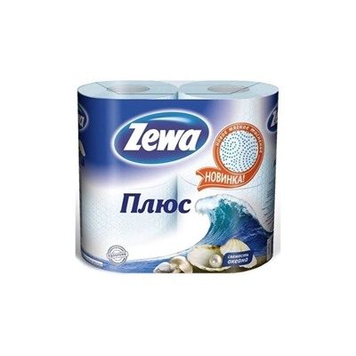 Туалетная бумага  ZEWA 2 слоя  4шт. океан