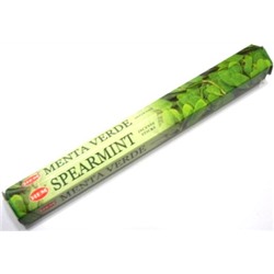 Hem Incense Sticks SPEARMINT (Благовония МЯТА, Хем), уп. 20 палочек.