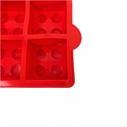 Форма силиконовая "Лего большая", 6 ячеек