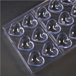 Форма для шоколада (поликарбонат) CUORI, Bake ware, 21 ячейка