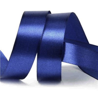 Лента атласная 25 мм (23 метра, цвет №38 Темно-синий)