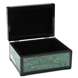 Ларец из Уральского амазонита 150*105*70мм
