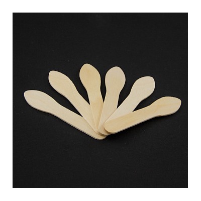 Ложечки деревянные для мороженого 75*17 мм, 50 шт