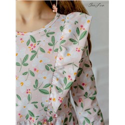Платье София рукав цветочные луга ФМ