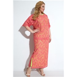 Michel chic 1232 коралл, Блуза,  Юбка