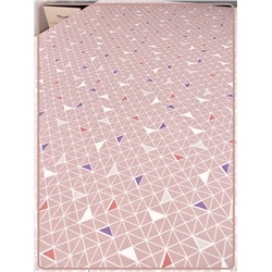 Простыня Ивановская бязь Треугольники вид 1/10 мокко