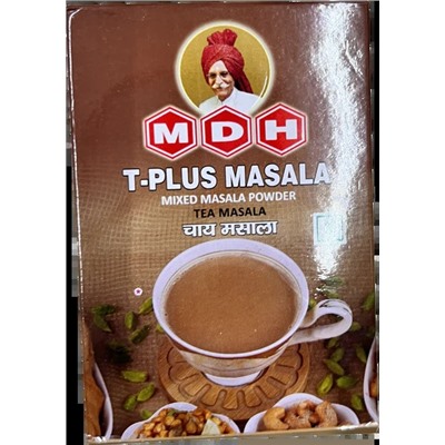 T-PLUS Masala MDH (Т-ПЛЮС МАСАЛА, Приправа Для Масала Чая, Махашиан Ди Хатти), 25 г.