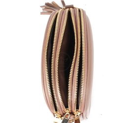 Сумка женская искусственная кожа YDR-2370,  3отд,  плечевой ремень,  пудра 257496