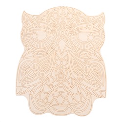 Роспись по дереву «Совушка» (с красками и кисточкой)