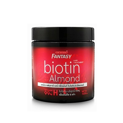 FANTASY Hair Treatment BIOTIN + ALMOND, Carebeau (Маска для волос БИОТИН И МИНДАЛЬ, Кеабью), 500 мл.