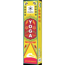 Chakra Yoga JANUSIRSASANA Natural Sticks, Zed Black (Чакра Йога ДЖАНУСИРСАСАНА натуральные благовония палочки, Зед Блэк), уп. 15 г.