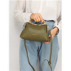 Сумка женская искусственная кожа Ch&K-170,  1отд+еврокарм,  плечевой ремень,  олива 250982