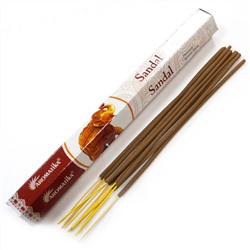 Aromatika SANDAL Incense Sticks (САНДАЛ ароматические палочки, Ароматика), шестигранник, 20 г.