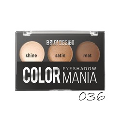 ТЕНИ ДЛЯ ВЕК 3-Х ЦВЕТНЫЕ COLOR MANIA