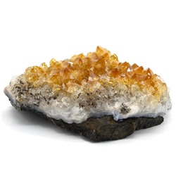 Друза цитрин 125*77*32мм, 334г, (L)