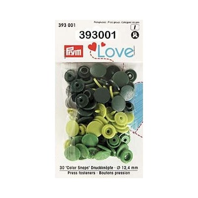 KНОПКИ COLOR SNAPS PRYMLOVE 12ММ 30ШТ PRYM
