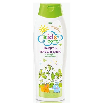 Шампунь-гель KIDS CARE 400мл 2в1 Череда и шалфей  IRIS