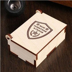 Камни для виски "Мой защитник", в шкатулке, 6 шт