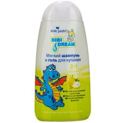 BELLE JARDIN BiBi Dream Шампунь детский+гель д/купания 2в1 Алоэ, миндаль (груша) 300мл АКЦИЯ! СКИДКА