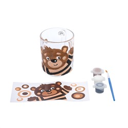 Кружка под роспись «Мишка» с красками