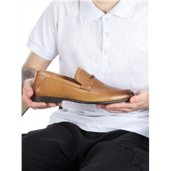 C152-3 BROWN Полуботинки мужские (натуральная кожа) размер