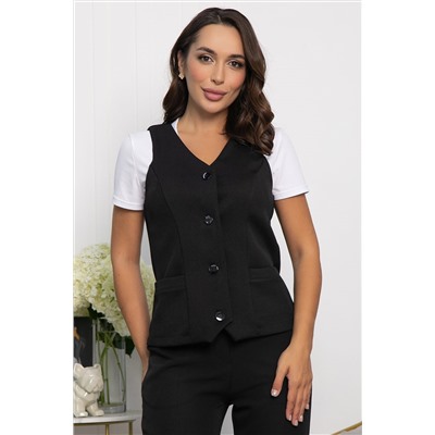 Жилет Мэнсфилд (черный) Б14085-13М